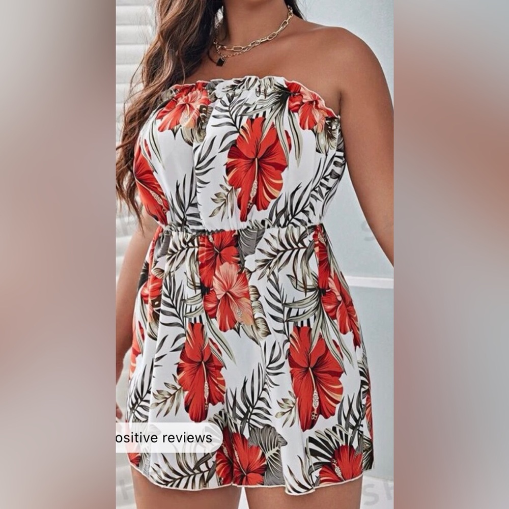Shein plus romper